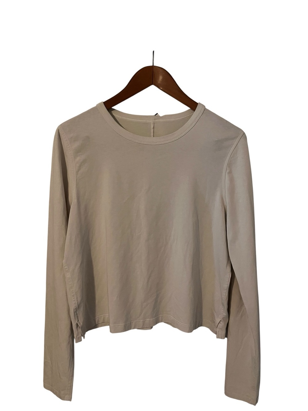 lululemon athletica Long Sleeve Crewneck Top - Cream